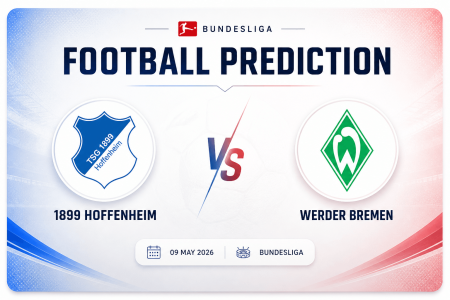 Prediction 1899 Hoffenheim vs Werder Bremen | 09.05.2026 | Bundesliga