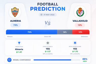 Prediction Almeria vs Valladolid | 31.05.2026 | Segunda División
